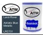 Preview: Land-Rover, Adriatic Blue Metallic, LRC731: 500ml Lackdose, von ATW Autoteile West.